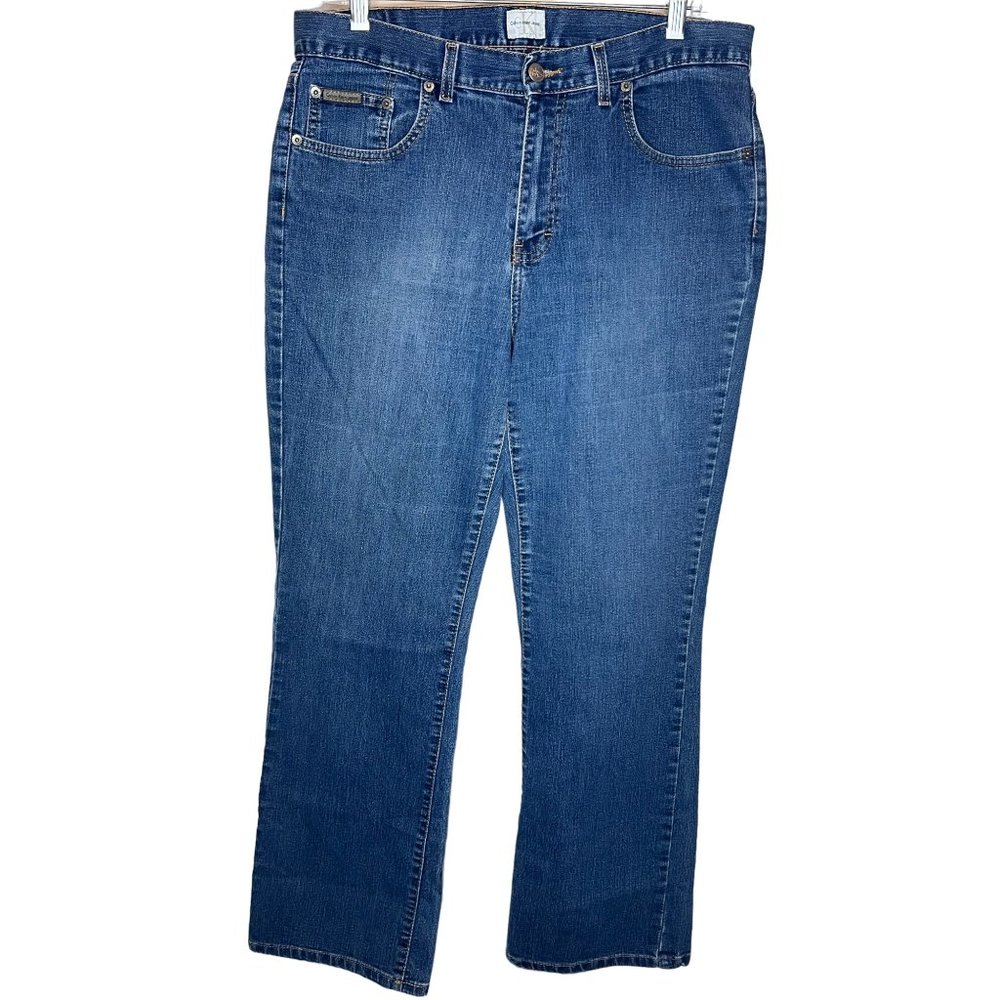 Calvin Klein jeans size 12 blue dark vintage wash